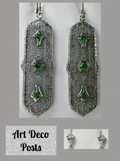E197, 3 King Earrings, Stylish Edwardian Jewelry Design#E197