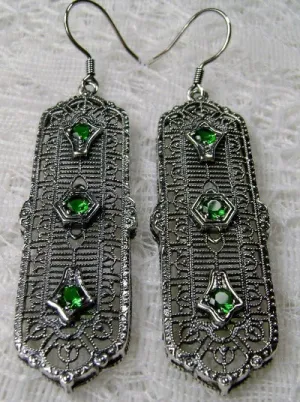 E197, 3 King Earrings, Stylish Edwardian Jewelry Design#E197