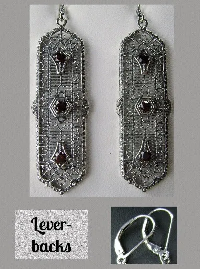 E197, 3 King Earrings, Stylish Edwardian Jewelry Design#E197