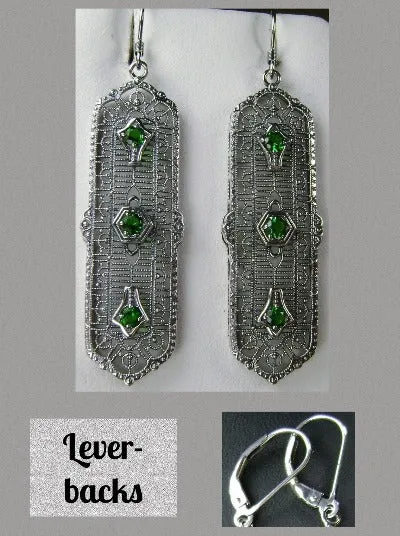 E197, 3 King Earrings, Stylish Edwardian Jewelry Design#E197