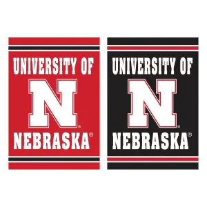 Embossed Suede Flag, GDN Size, University of Nebraska,14es949