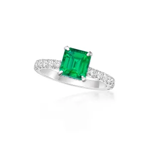 Emerald & Diamond Ring