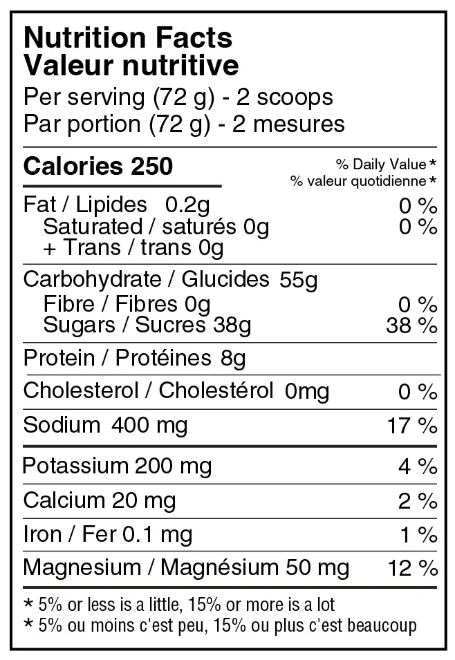 Energy Drink Mix 72g Serving Packets - Peach Apricot