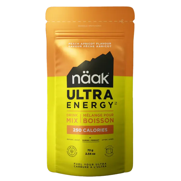 Energy Drink Mix 72g Serving Packets - Peach Apricot