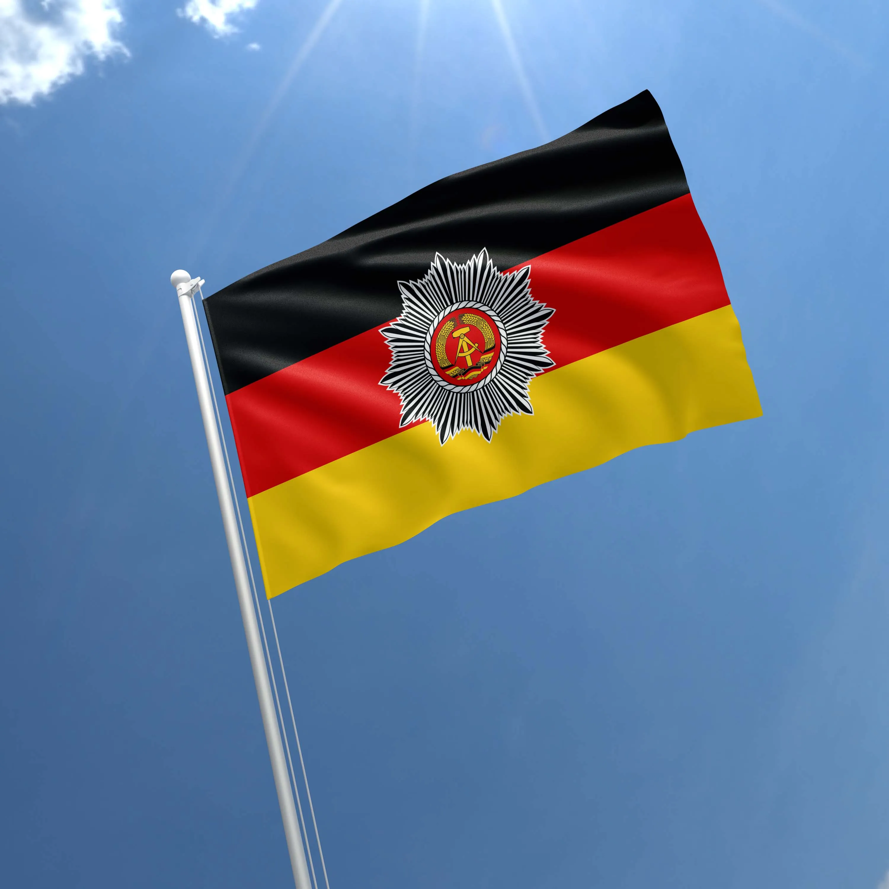Estern German People's Police Flag Banner