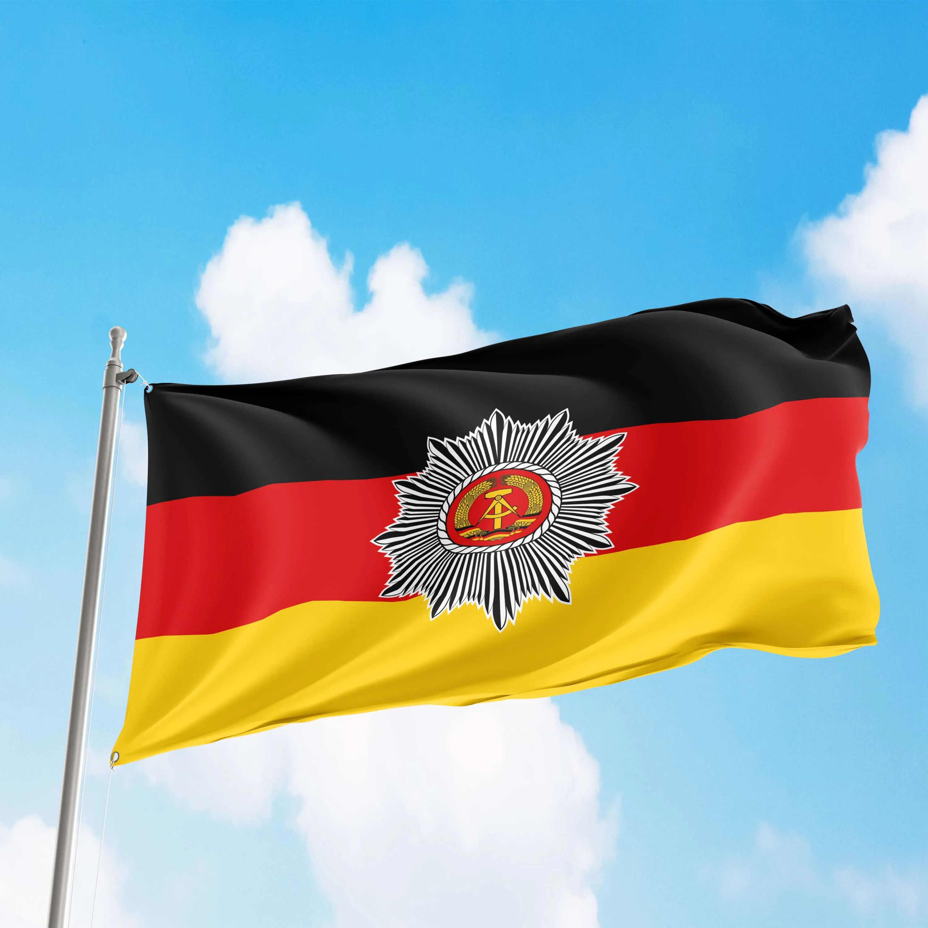 Estern German People's Police Flag Banner