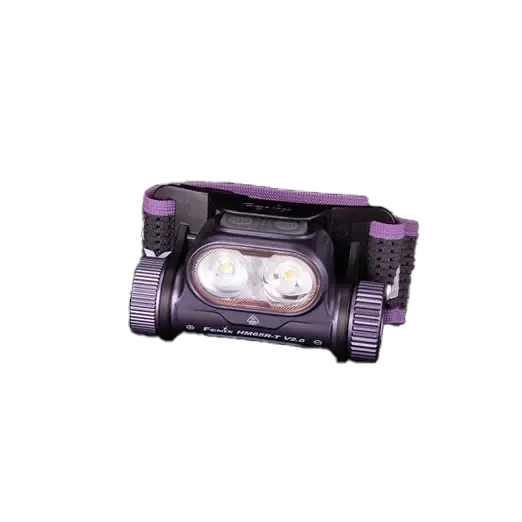 Fenix HM65R-T V2.0 Rechargable Headlamp - Dark Purple