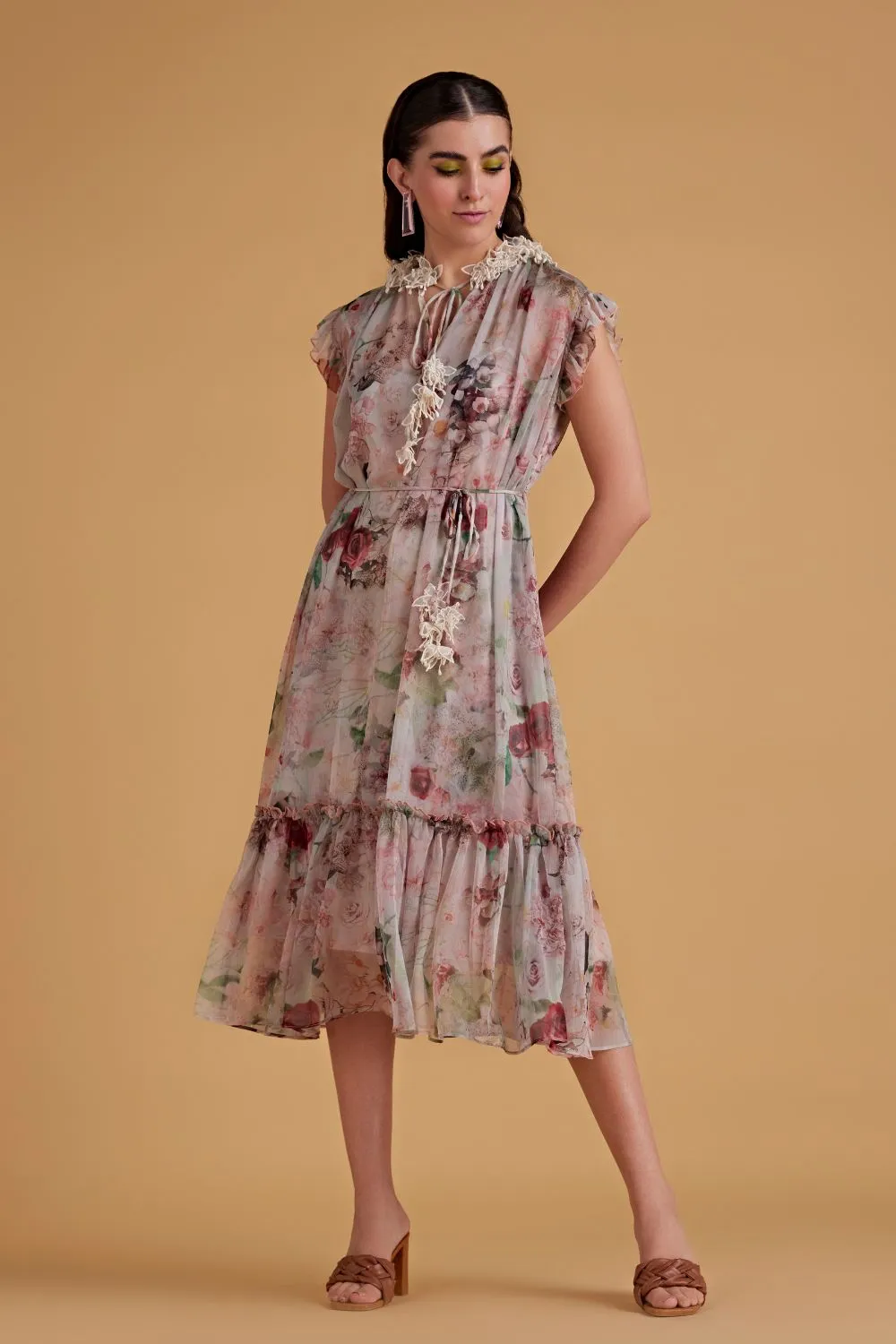 Floral Lace Finesse Dress