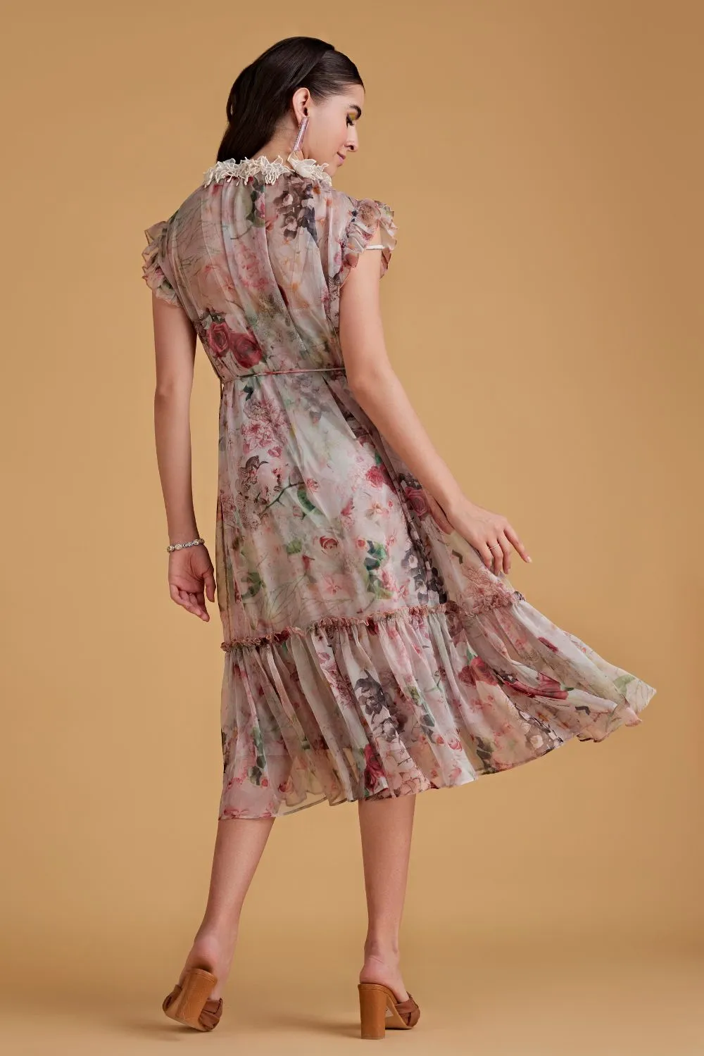 Floral Lace Finesse Dress
