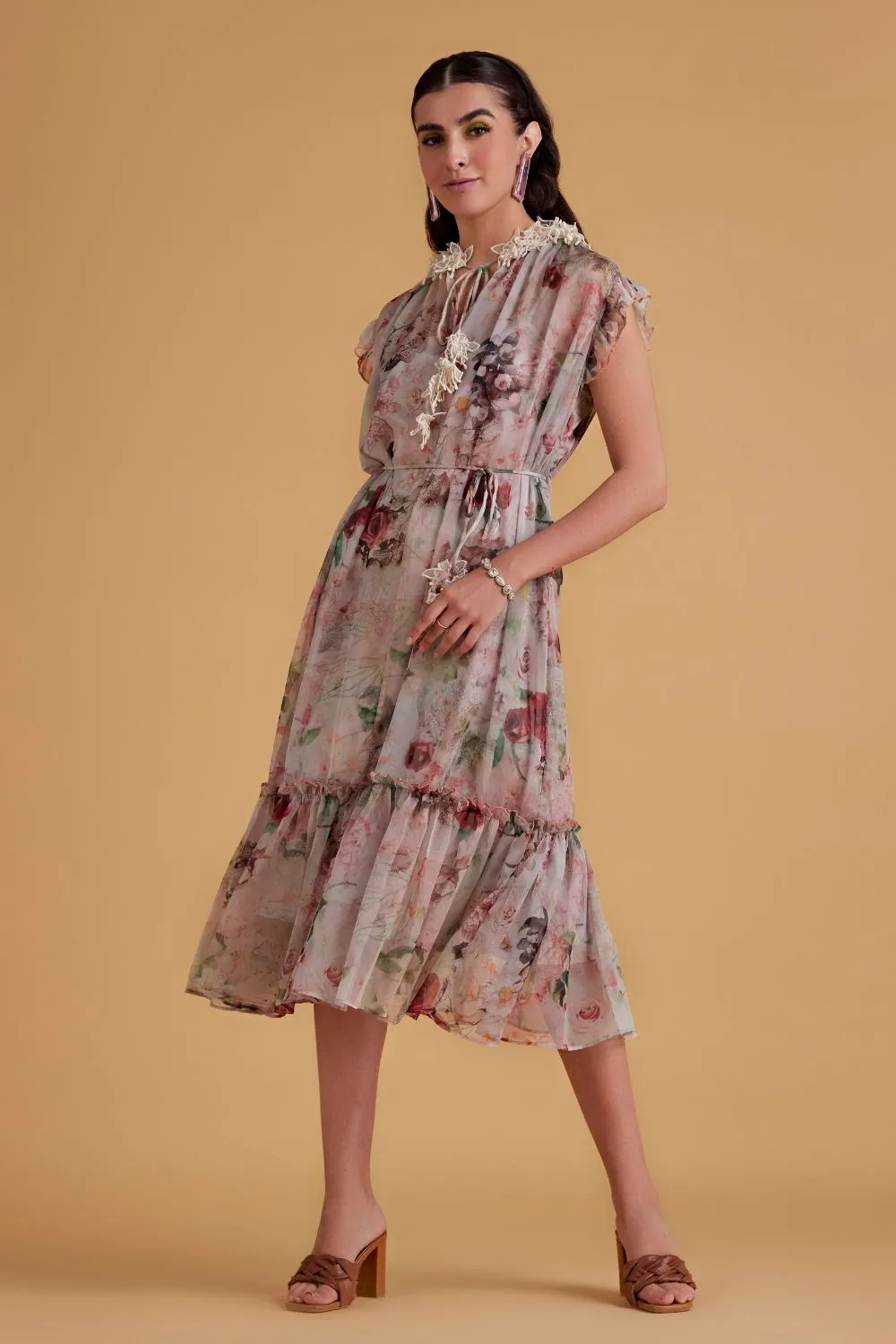 Floral Lace Finesse Dress