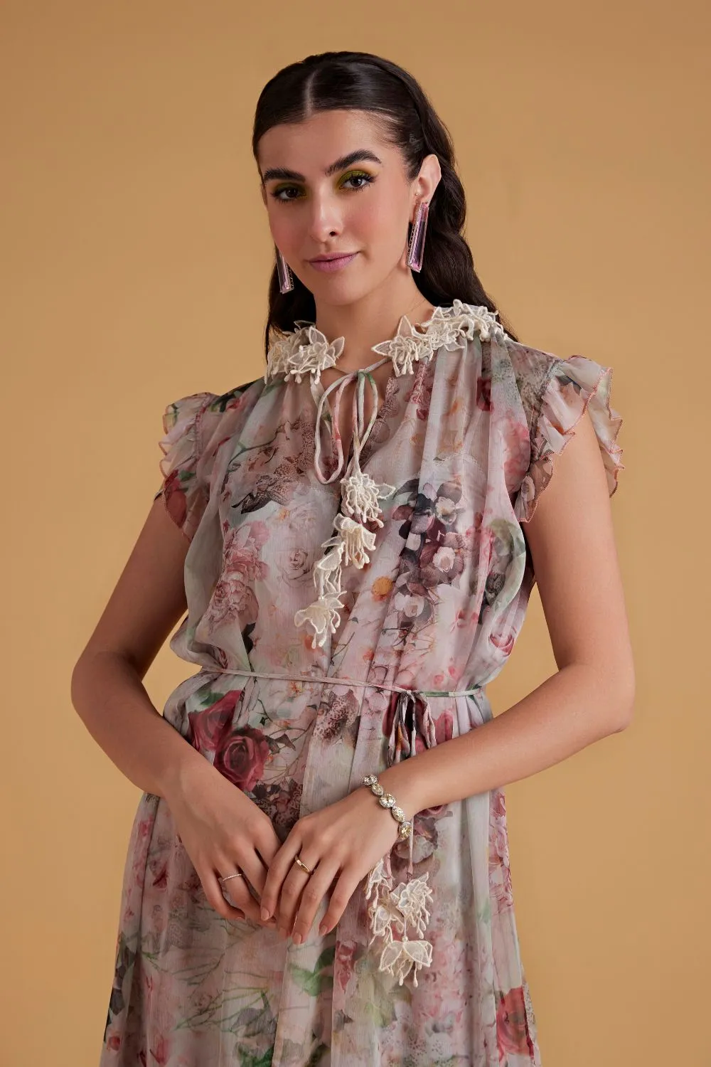 Floral Lace Finesse Dress