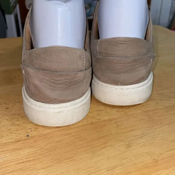Frye tan suede sneakers size 6.5