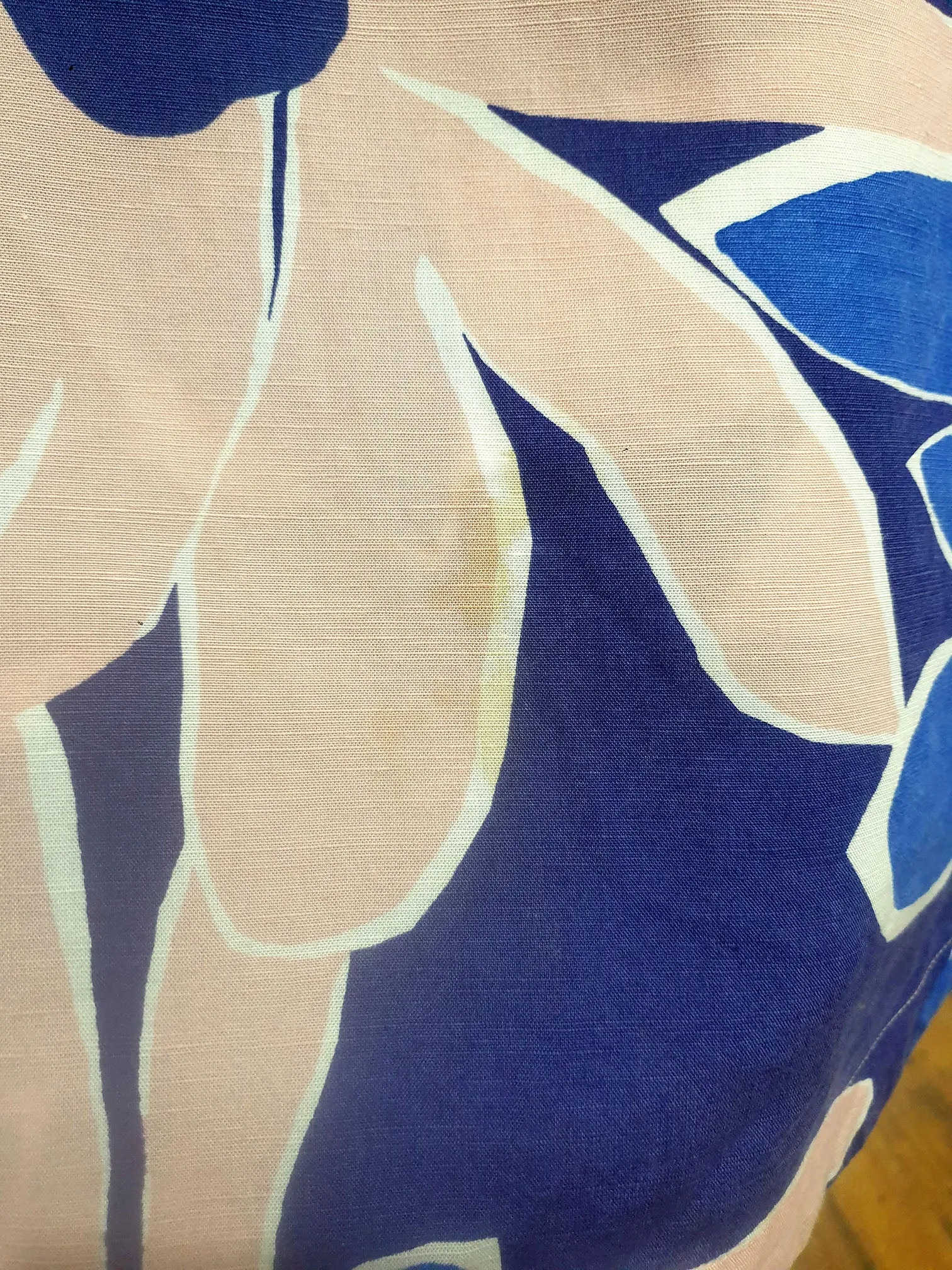 Gorman blue pink unique print top size 10