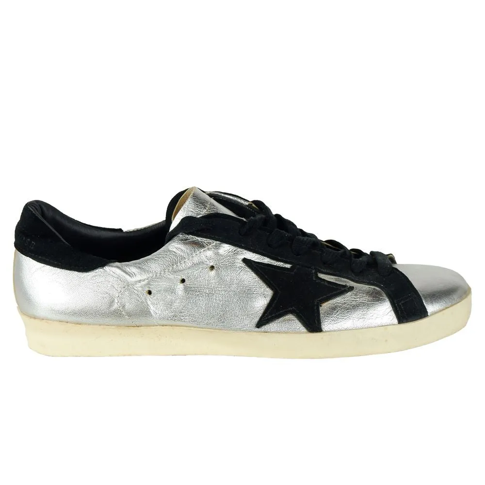 Gray Leather Di Calfskin Sneaker