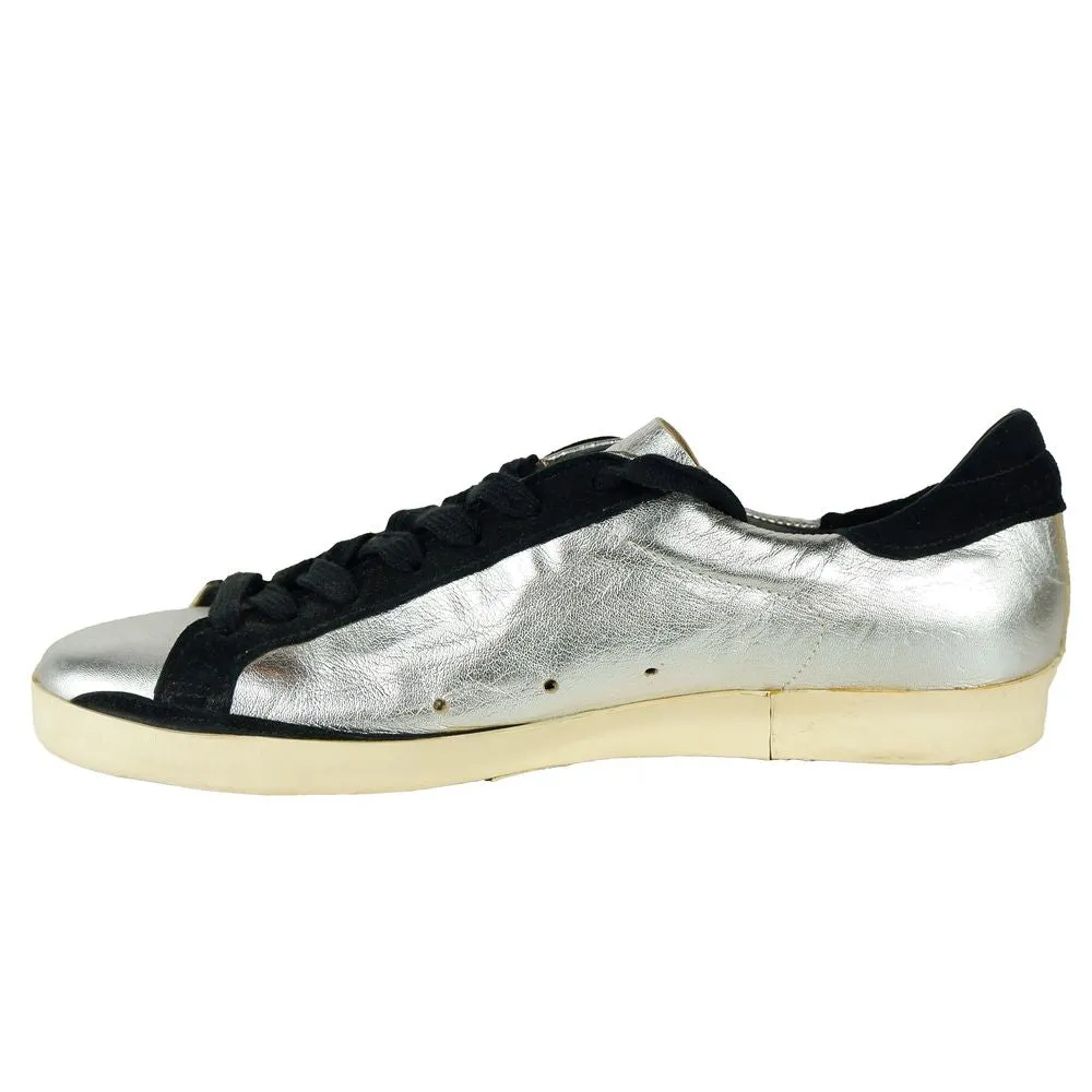 Gray Leather Di Calfskin Sneaker