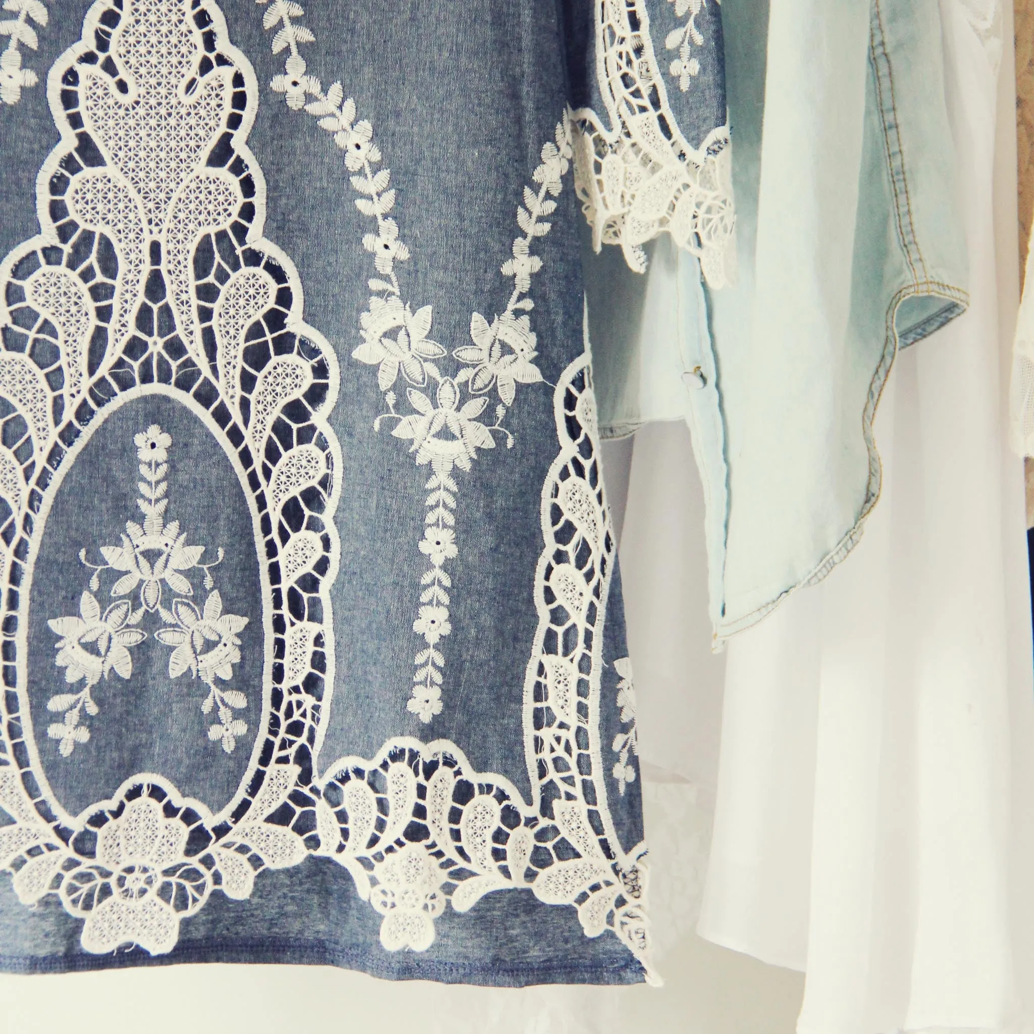 Greek Isles Chambray Dress