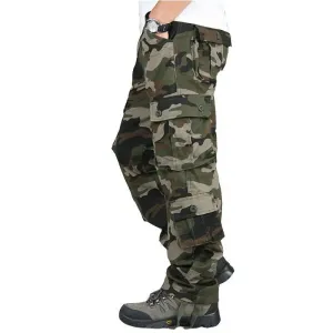 Green Camo Baggy Pants