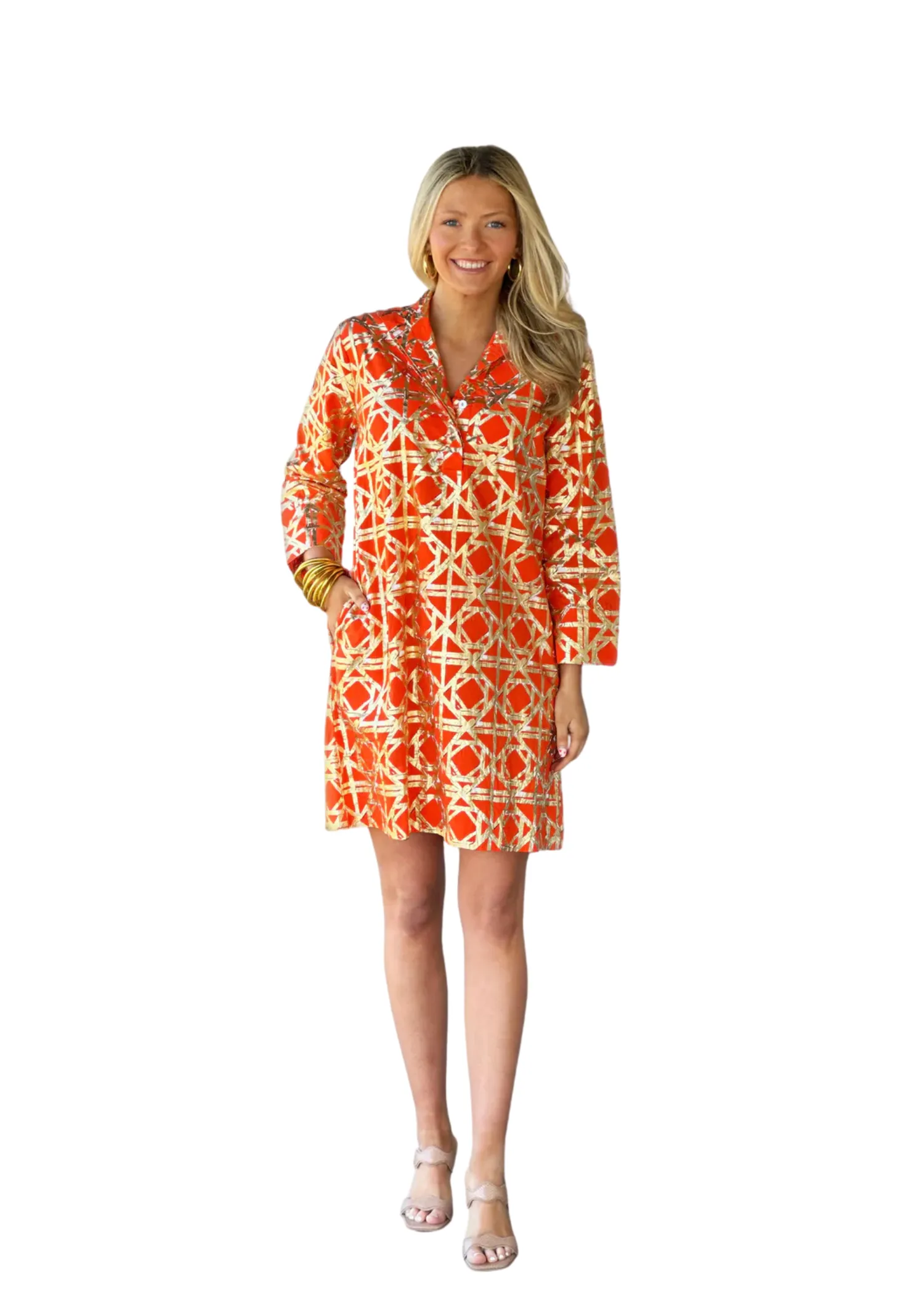 HELEN DRESS - BAMBOO RATTAN
