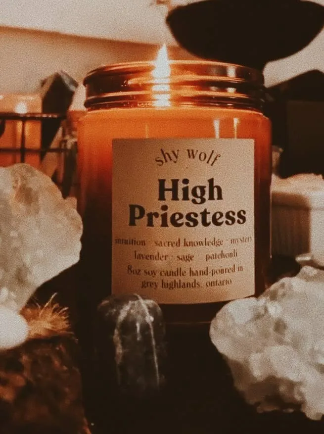 High Priestess Candle