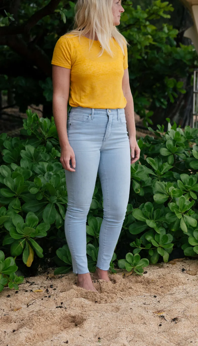 High-Rise Skinny - Faded Away Indigo