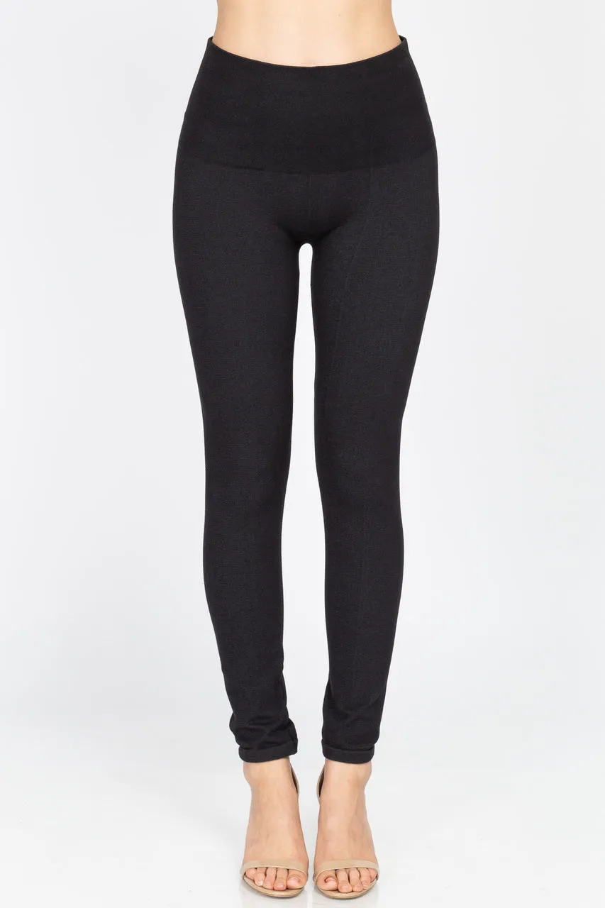 High Waist Denim Leggings