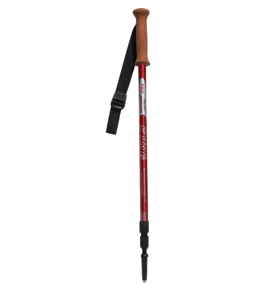 HIKING POLE PRO - ANTISHOCK - CORK HANDLE