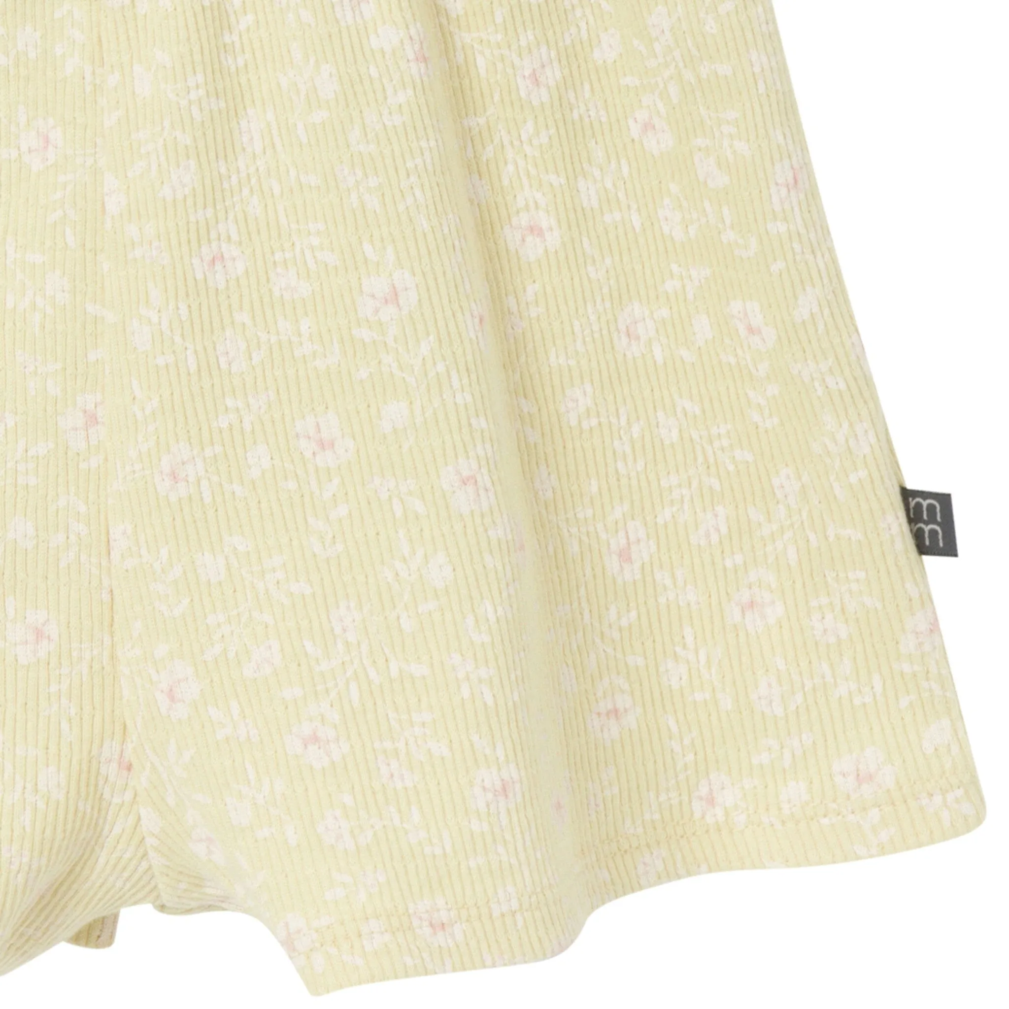 Infant & Toddler Girls Dusty Yellow Floral Flutter Sleeve Romper