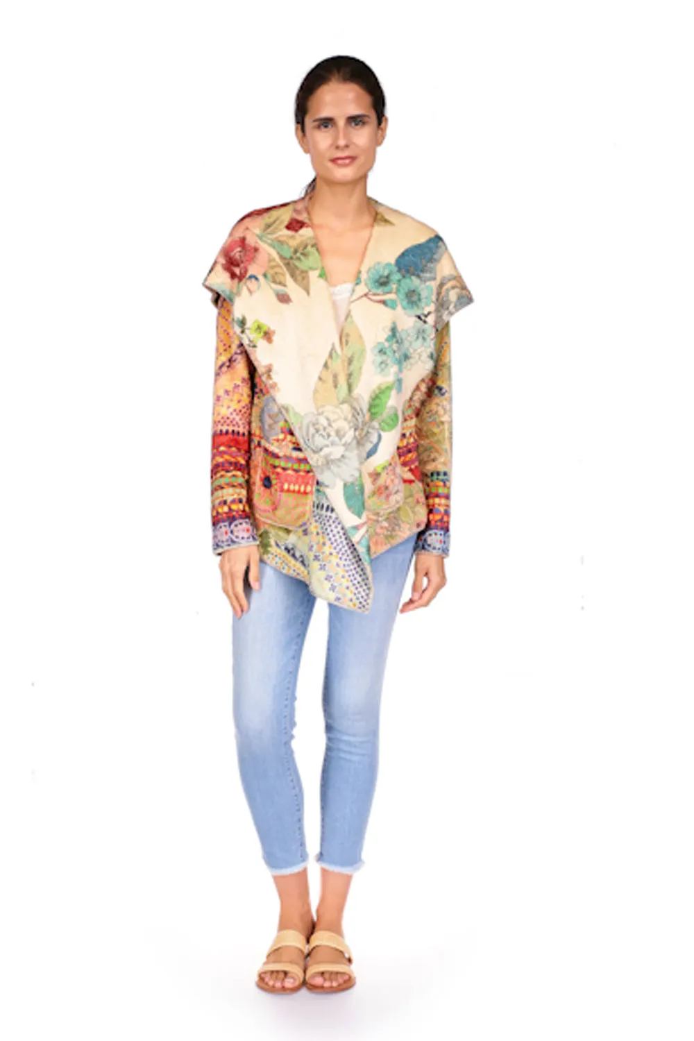 Johnny Was Mosaic Sherpa Jacket (Reversible) B42624-1