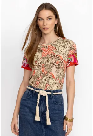 Johnny Was The Janie Favorite Short Sleeve Crew Neck Swing Tee