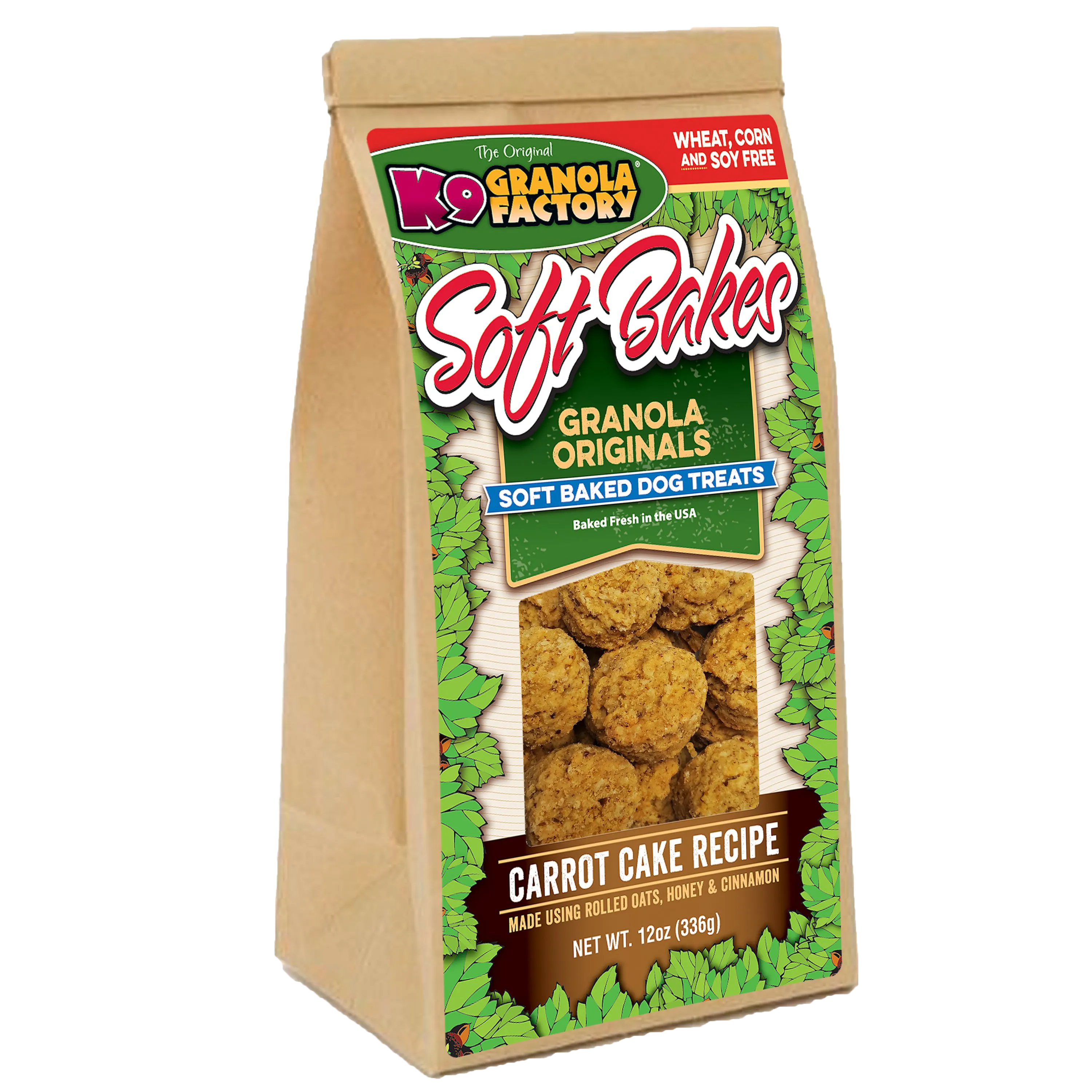 K9 Granola Factory Soft Bakes Carrot Cake Recipe Dog Treats