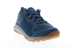 Keen Explore Vent 1022188 Womens Blue Mesh Lace Up Athletic Hiking Shoes