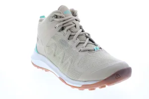 Keen Explore Vent 1022305 Womens Beige Mesh Lace Up Hiking Boots Shoes