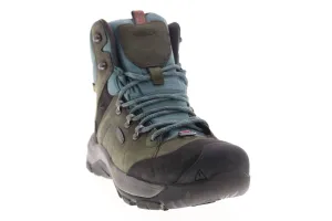 Keen Revel IV 1023629 Womens Gray Leather Lace Up Hiking Boots