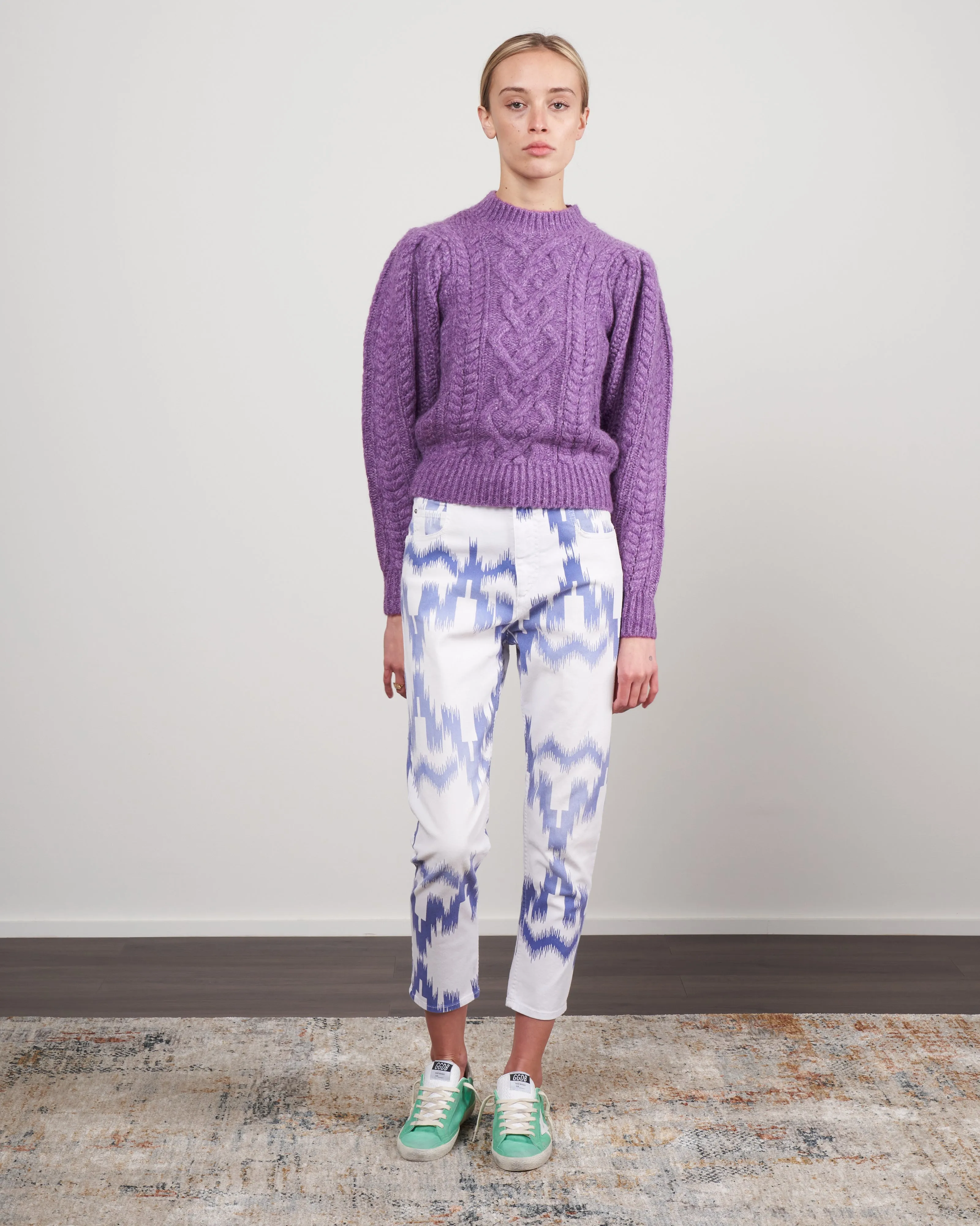 lanea denim jean - white