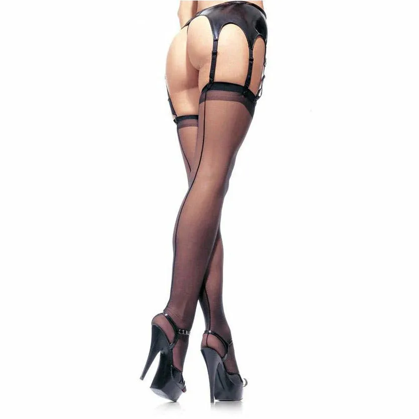 Leg Avenue Sheer Backseam Stockings