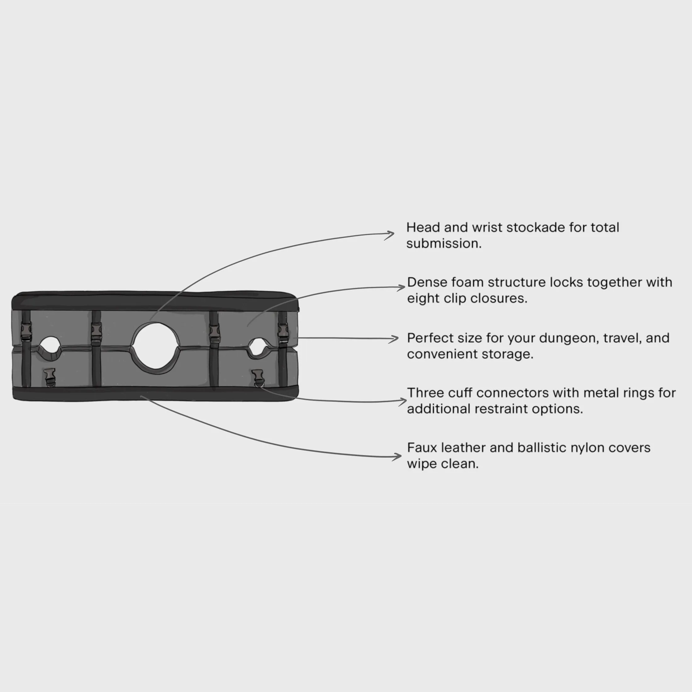Liberator Bastion Bondage Stocks