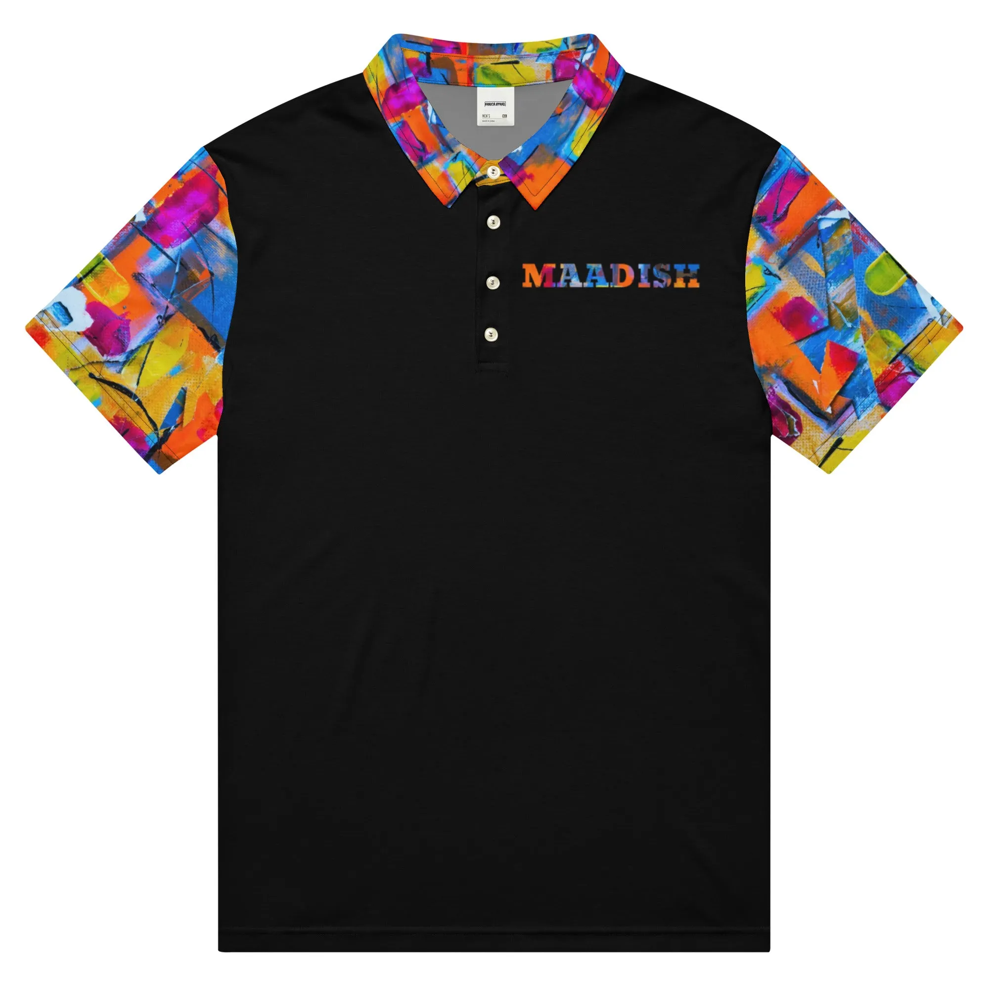 Maadish | Men’s slim fit multicolor polo