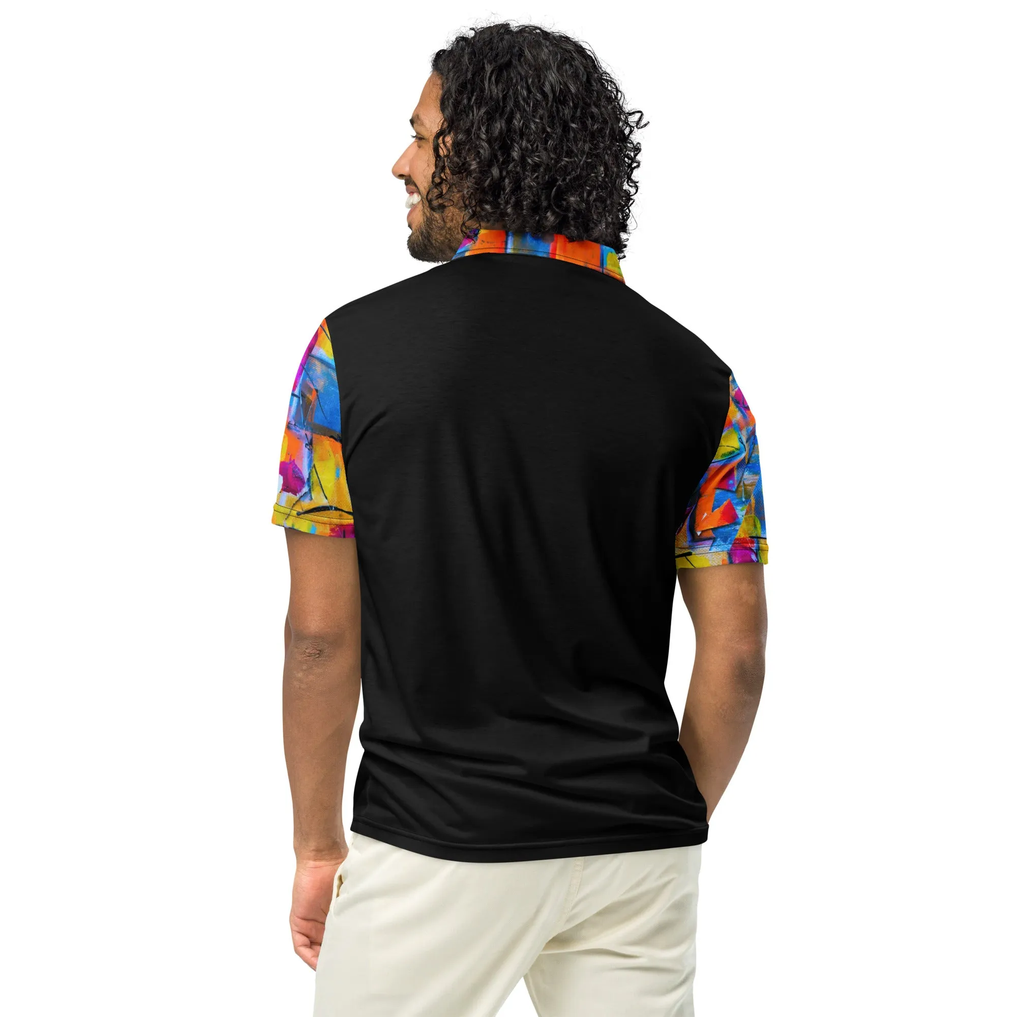 Maadish | Men’s slim fit multicolor polo