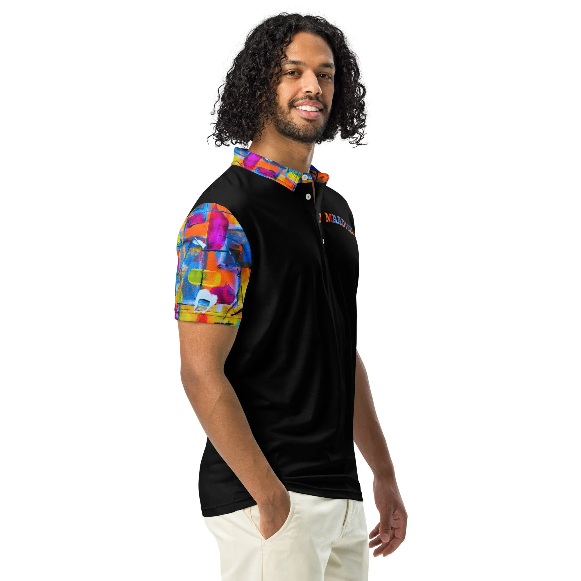 Maadish | Men’s slim fit multicolor polo