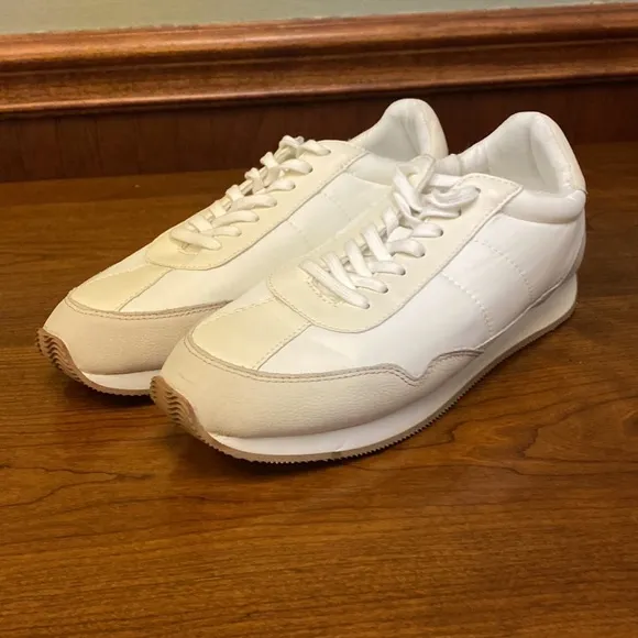 MadeWell Item NG396League Leather and Nylon Sneakers