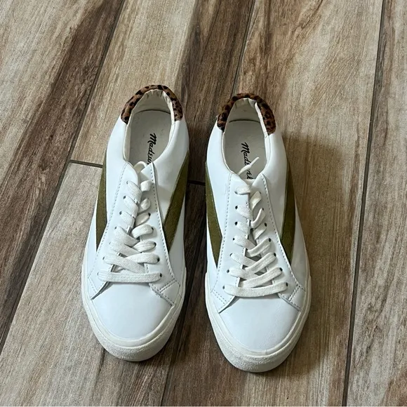 Madewell white leather sneakers