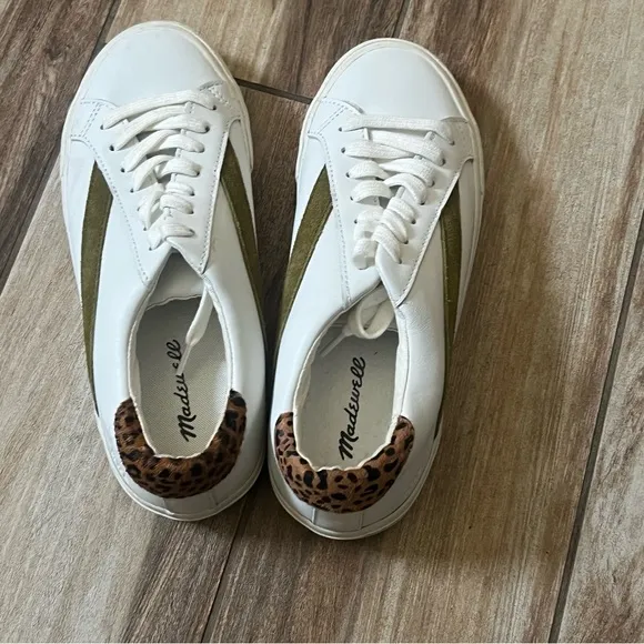 Madewell white leather sneakers
