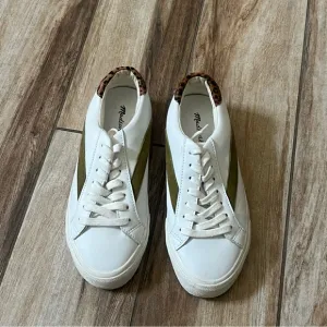 Madewell white leather sneakers