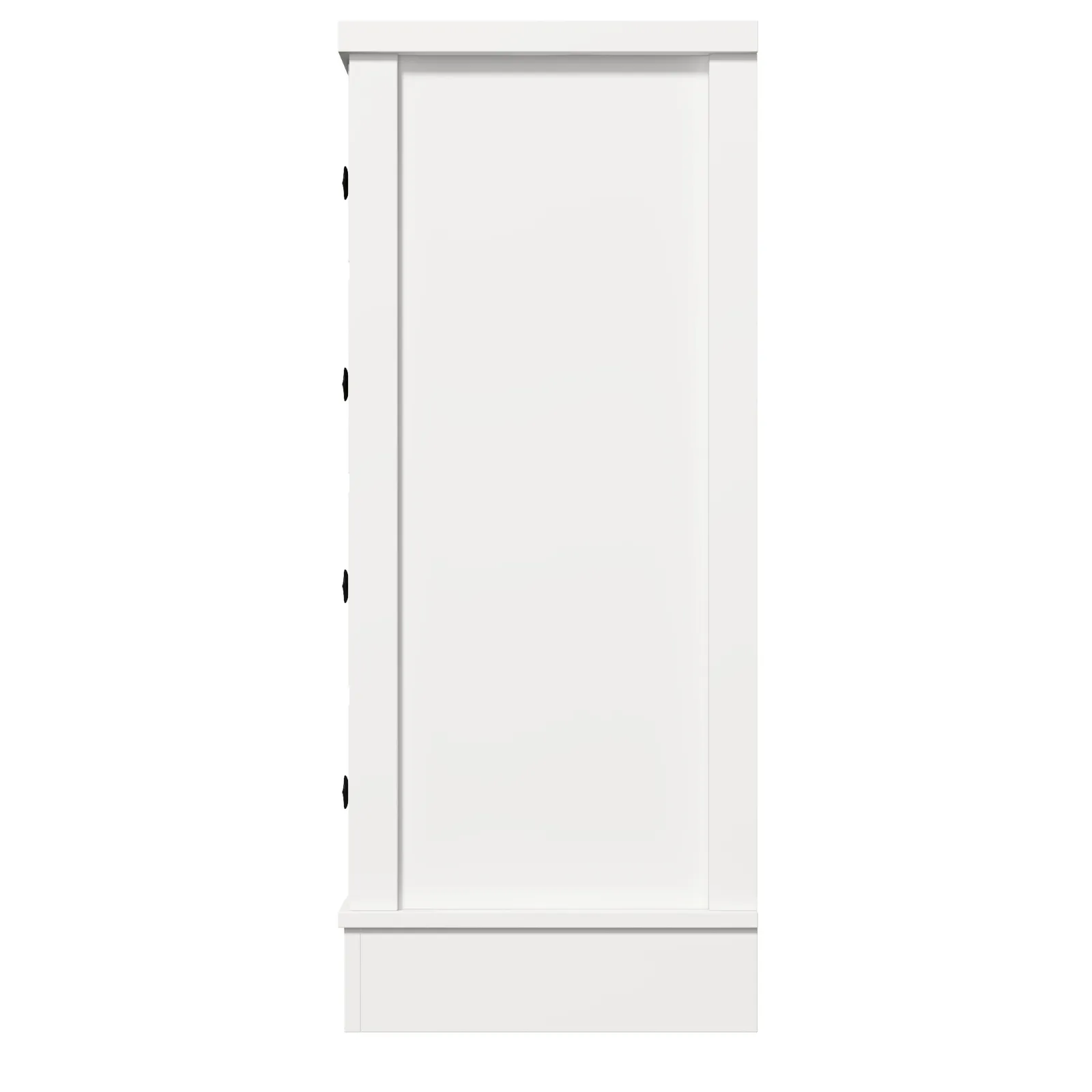 Margaux White Coastal Style Chest of Drawers Tallboy