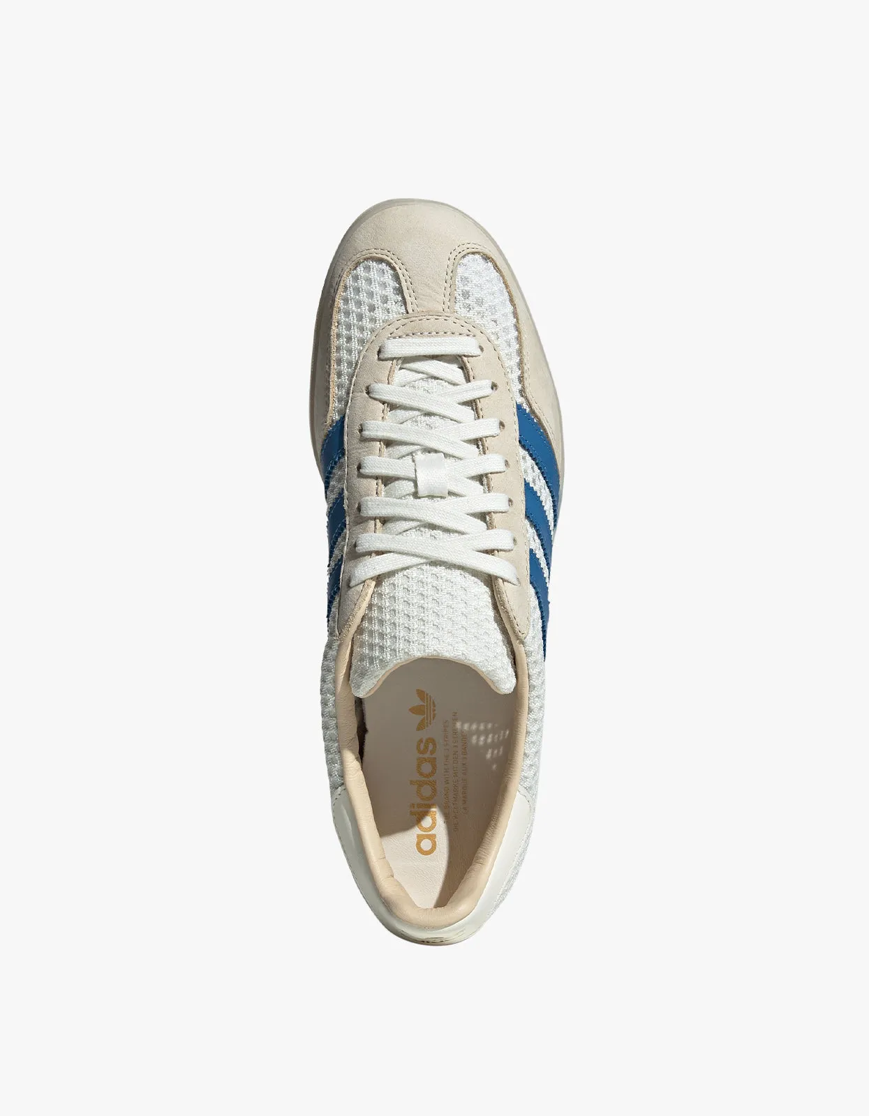Mens Gazelle Indoor - Off White/Focus Blue/Warm Vanilla