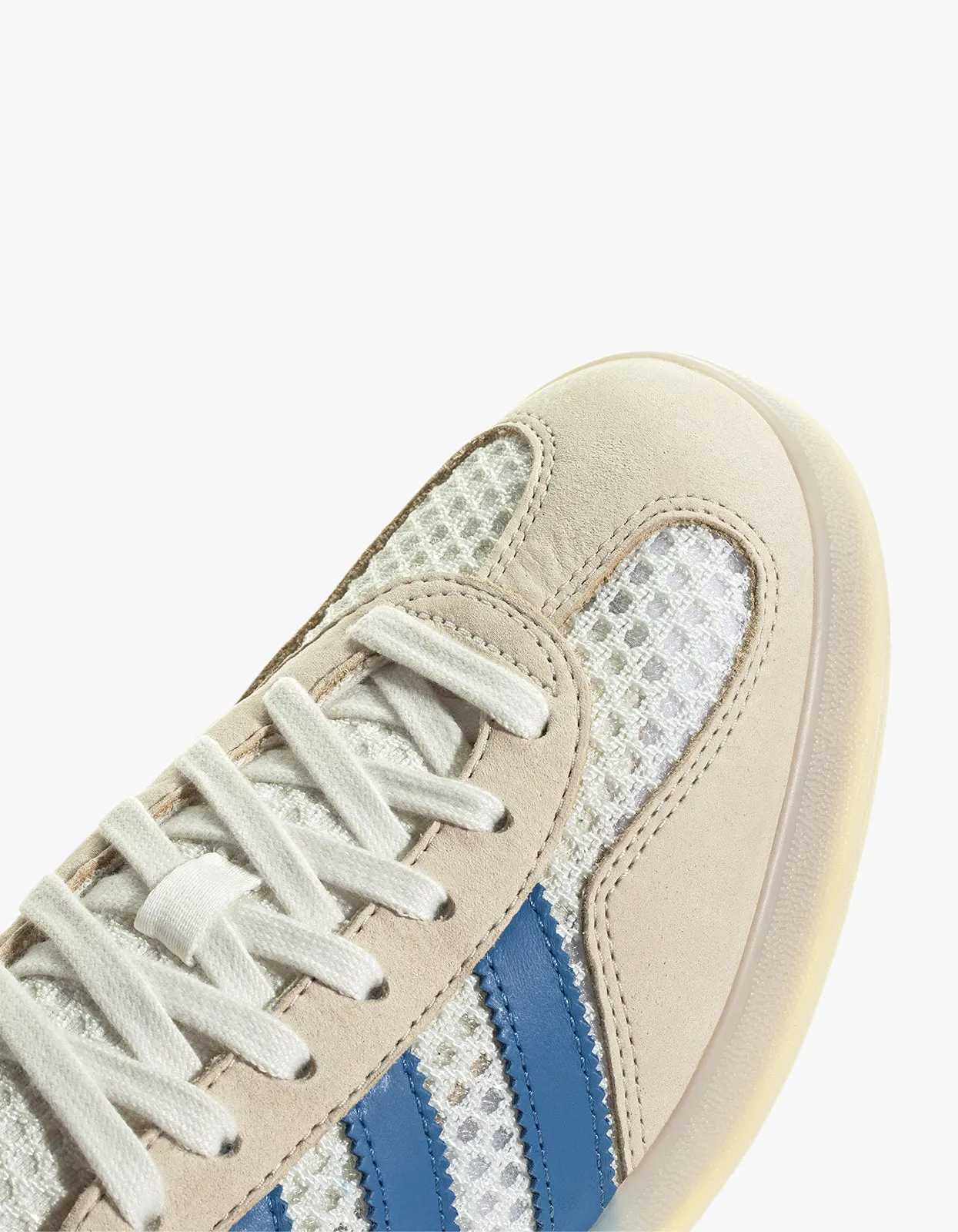 Mens Gazelle Indoor - Off White/Focus Blue/Warm Vanilla