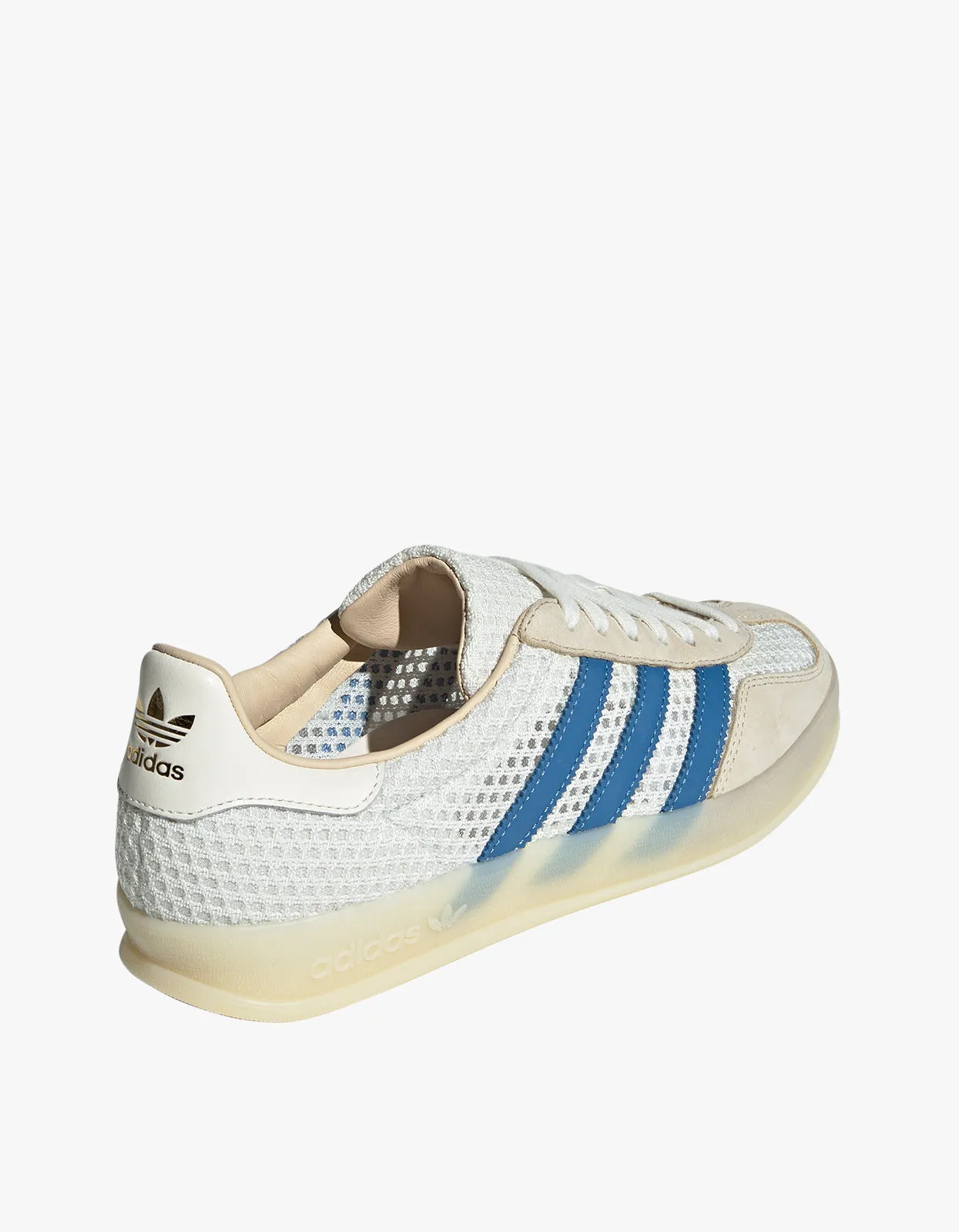Mens Gazelle Indoor - Off White/Focus Blue/Warm Vanilla