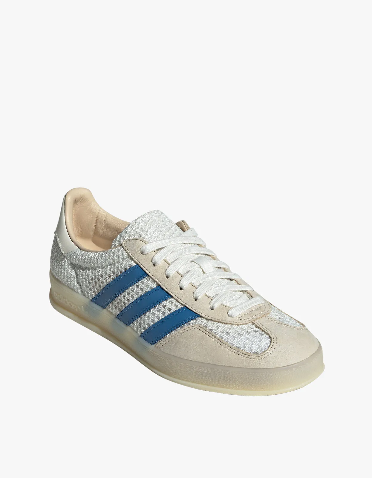 Mens Gazelle Indoor - Off White/Focus Blue/Warm Vanilla