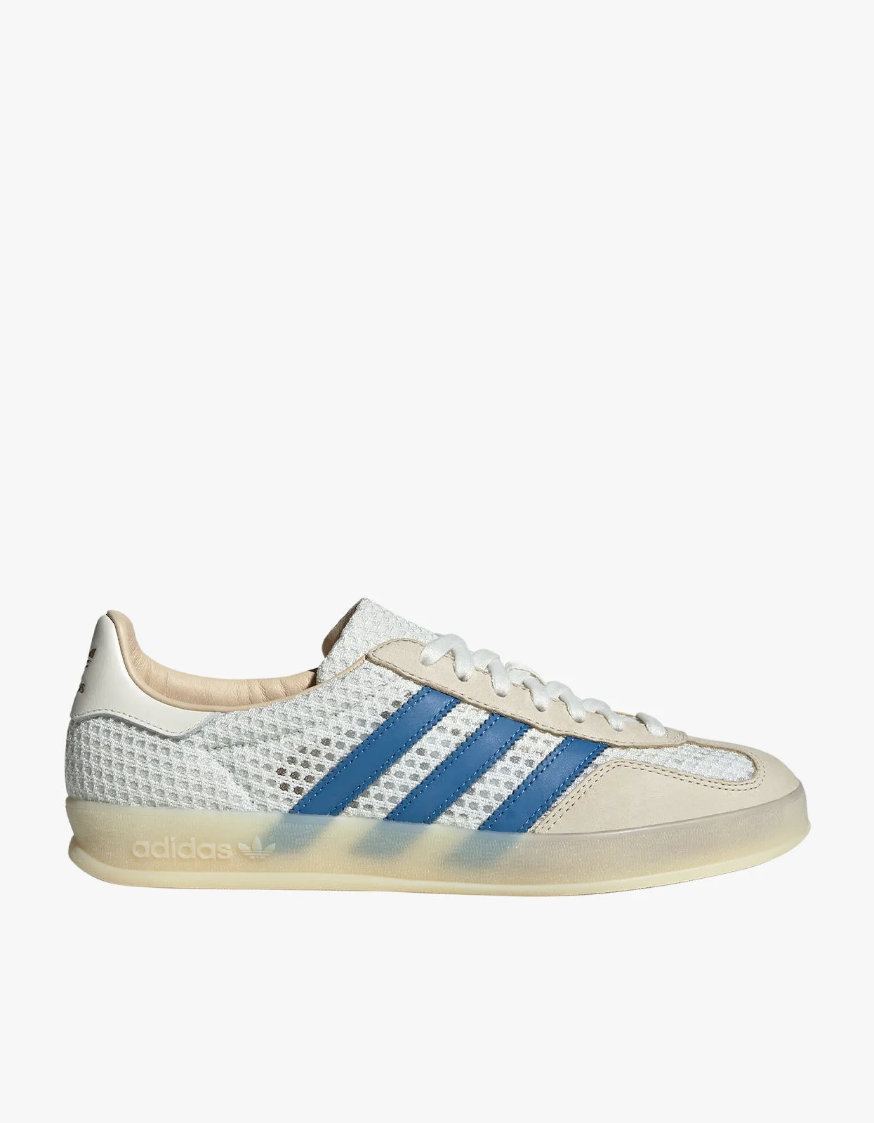 Mens Gazelle Indoor - Off White/Focus Blue/Warm Vanilla
