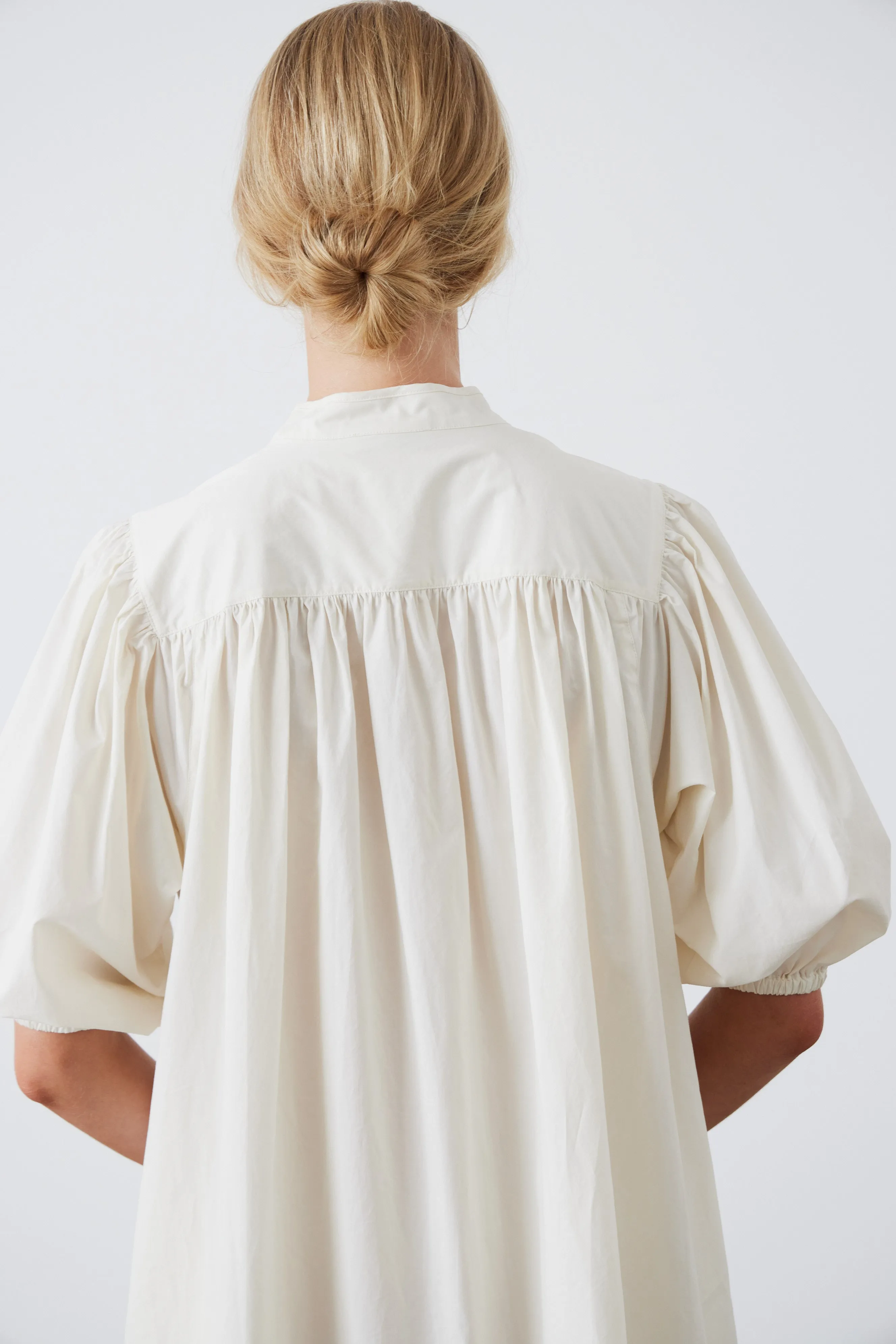 Mila Cotton Dress - Milk